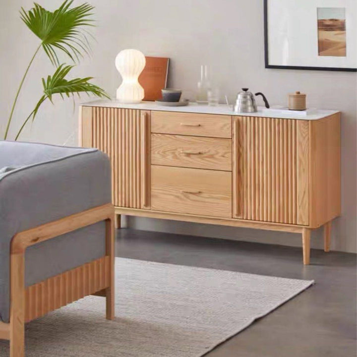 INES Solid Wood Sideboard - Radical Homes Singapore