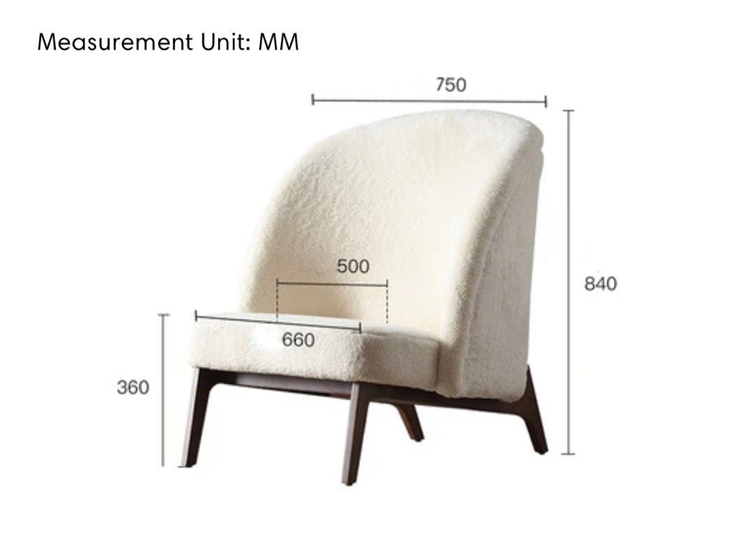LUELLA Boucle Chair - Radical Homes Singapore