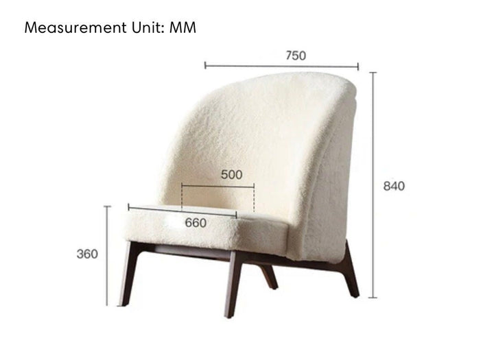LUELLA Boucle Chair - Radical Homes Singapore