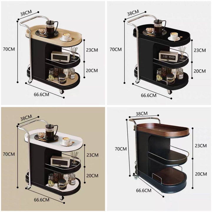 BISMA Modern Bar Cart - Radical Homes Singapore