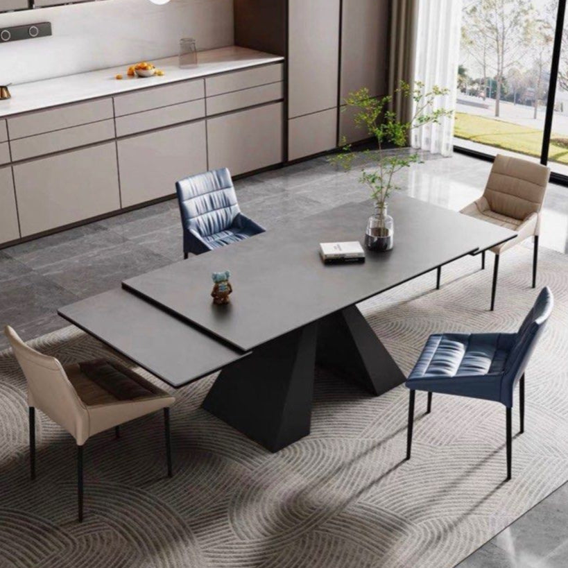 BLANCA Modern Extendable Sintered Stone Dining Table - Radical Homes Singapore