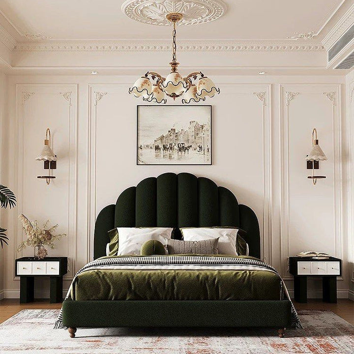 BLANCASA Victorian Velvet Bedframe - Radical Homes Singapore