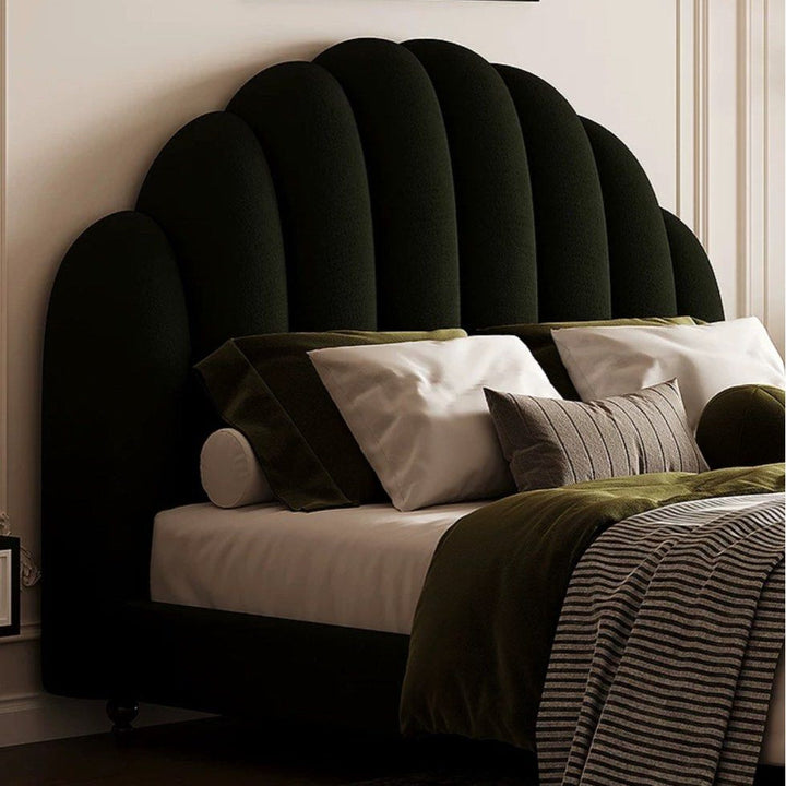 BLANCASA Victorian Velvet Bedframe - Radical Homes Singapore