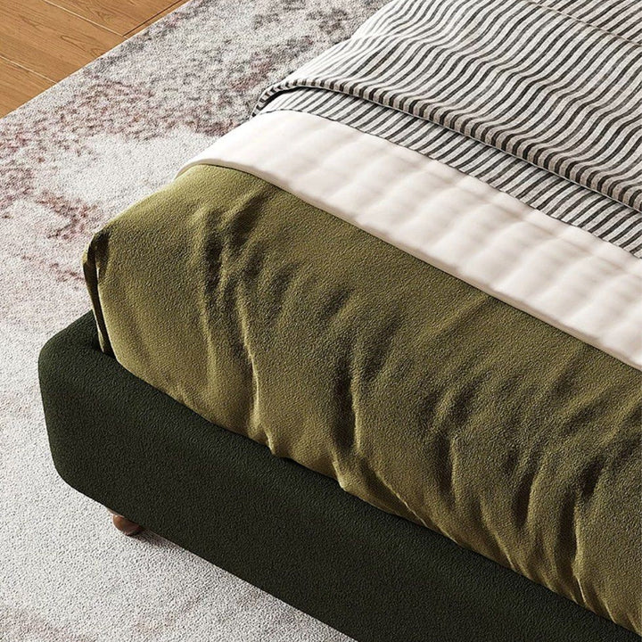 BLANCASA Victorian Velvet Bedframe - Radical Homes Singapore