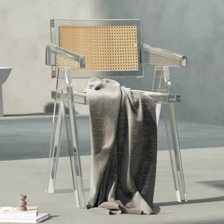 THEODORE Modern Rattan Dining Chair - Radical Homes Singapore