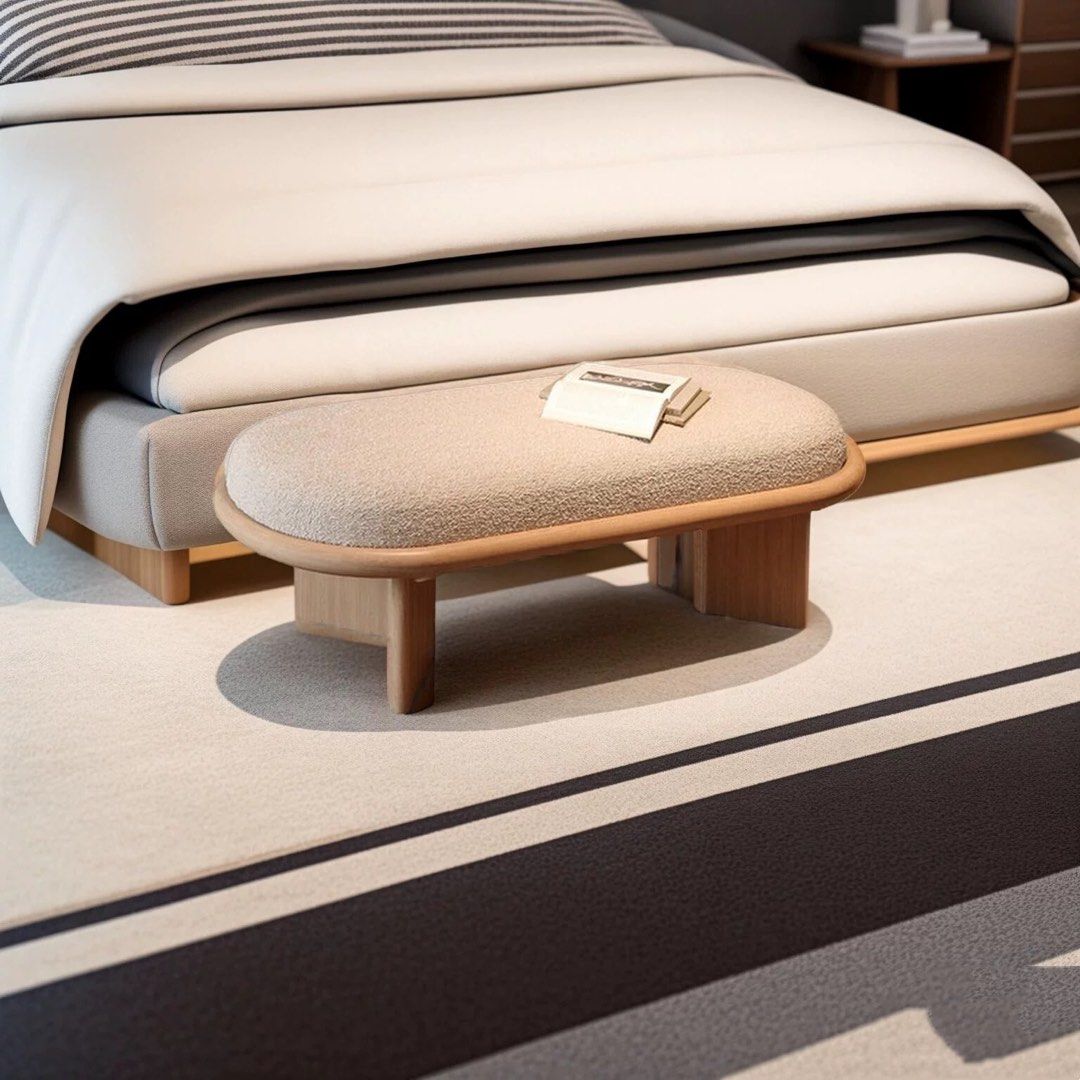 CAPRI Japandi Boucle Bench - Radical Homes Singapore