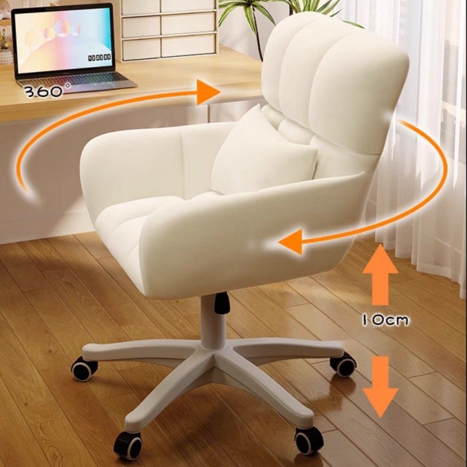 OSBON Modern Velvet Office Chair - Radical Homes Singapore