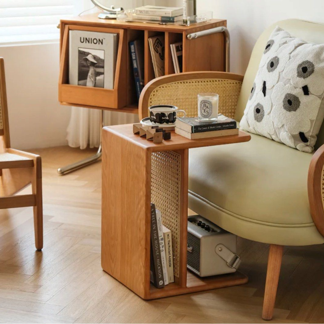 SEAN C End Table With Storage - Radical Homes Singapore