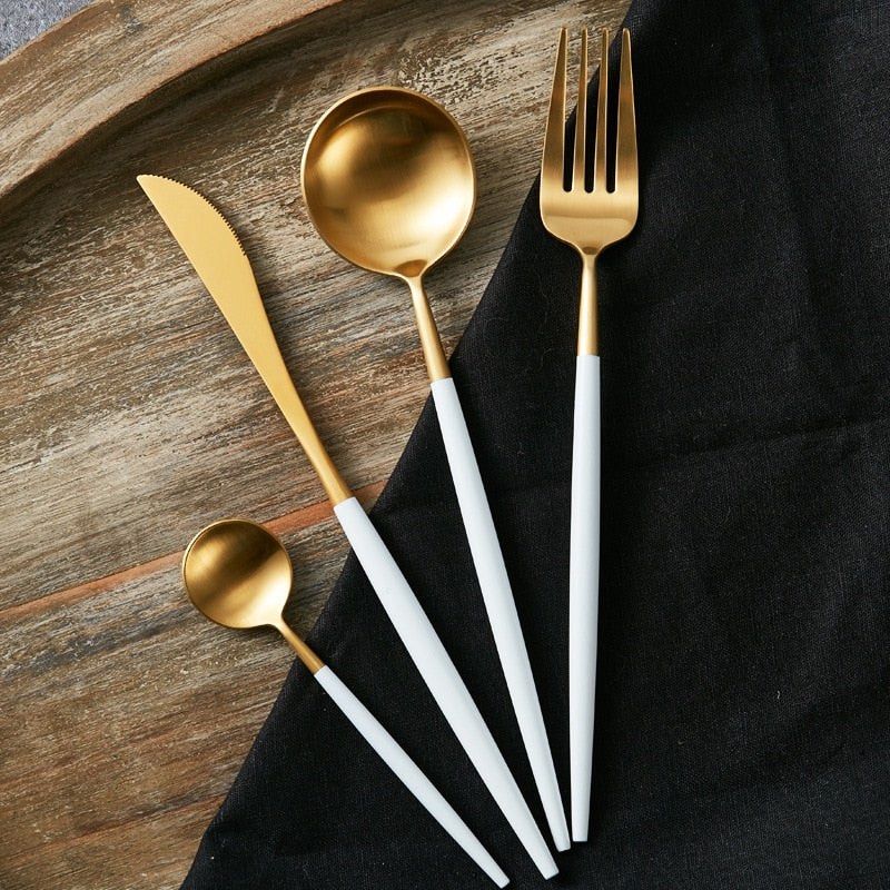 AZELRION Stainless Dinnerware Set - Cassa Haus Singapore