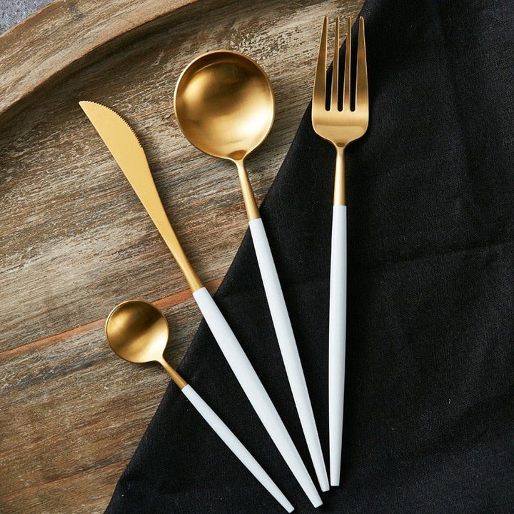AZELRION Stainless Dinnerware Set - Cassa Haus Singapore