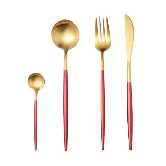 AZELRION Stainless Dinnerware Set - Cassa Haus Singapore