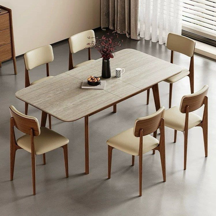 COLETTE Modern Extendable Sintered Stone Dining Table - Radical Homes Singapore
