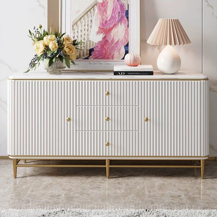 HARPER Modern Marble Sideboard - Radical Homes Singapore