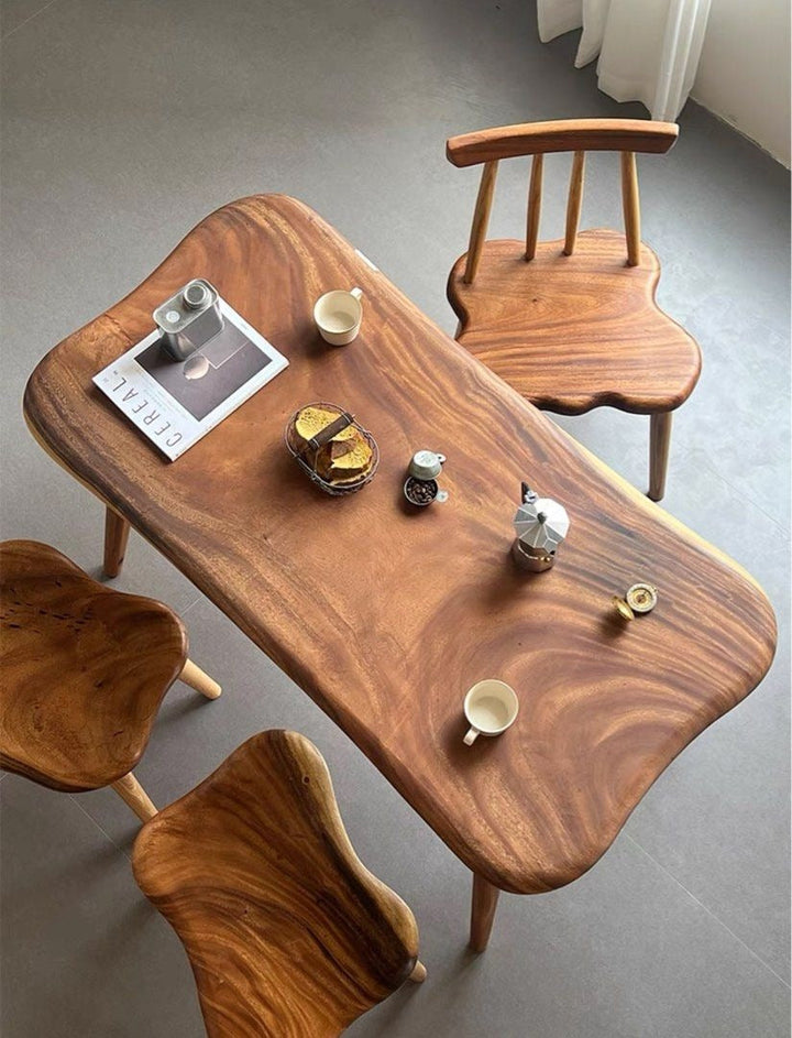 SODY Rustic Solid Wood Dining Table - Radical Homes Singapore