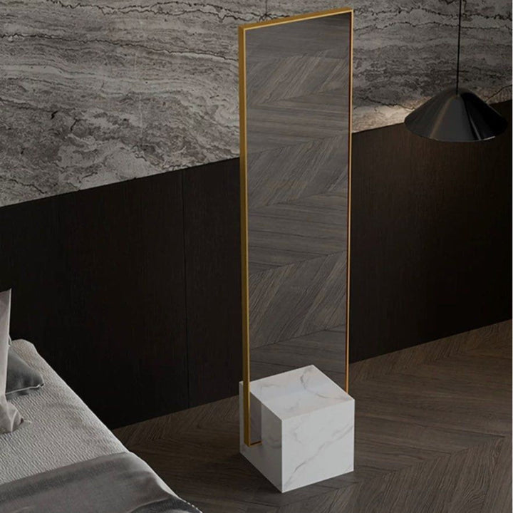 SOLVARE Modern Marble Standing Mirror - Cassa Haus Singapore