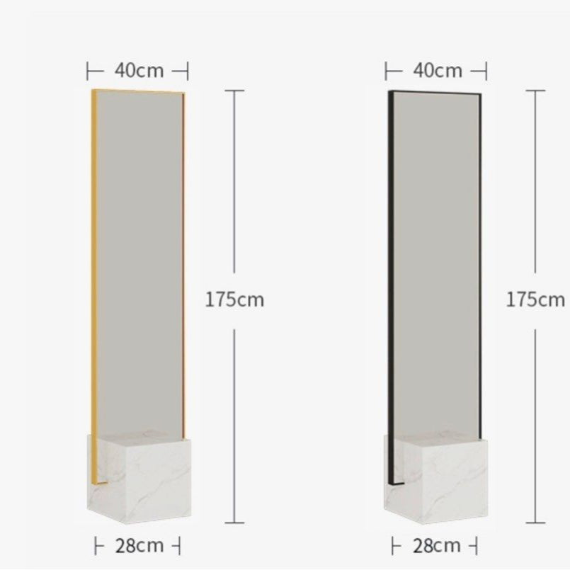 SOLVARE Modern Marble Standing Mirror - Cassa Haus Singapore