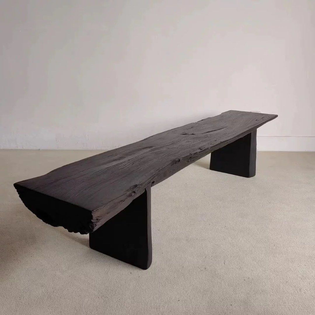 CALLOWAY Rustic Solid Wood Bench - Radical Homes Singapore