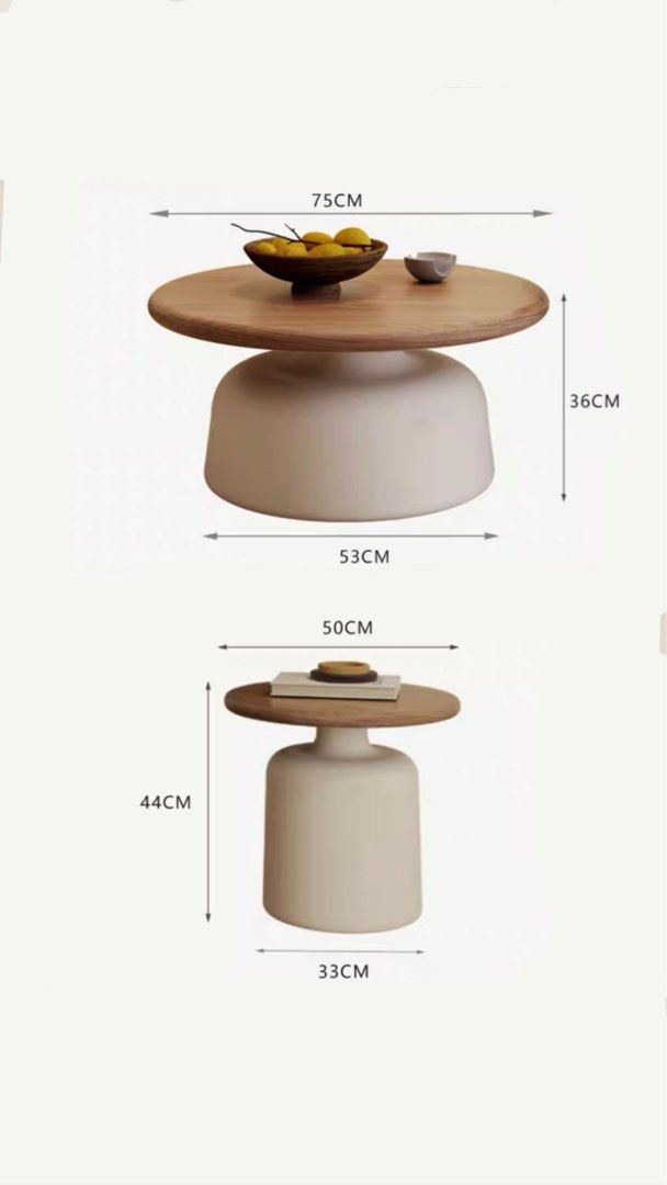 VERME Modern Solid Wood Coffee Tables - Radical Homes Singapore