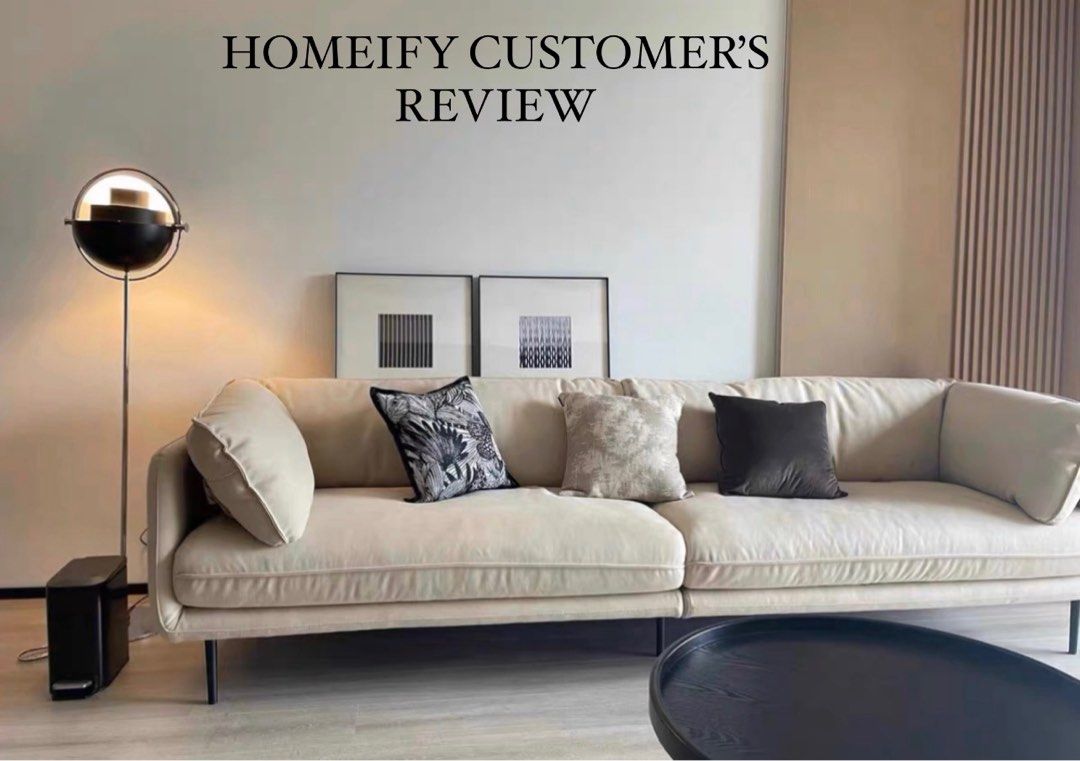 ELVORA Modern Fabric Sofa - Radical Homes Singapore