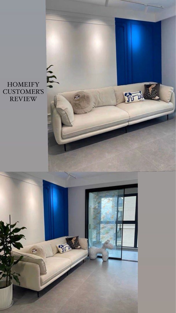 ELVORA Modern Fabric Sofa - Radical Homes Singapore