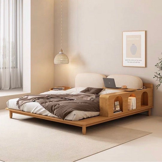 URO Japandi Platform Bedframe - Cassa Haus Singapore