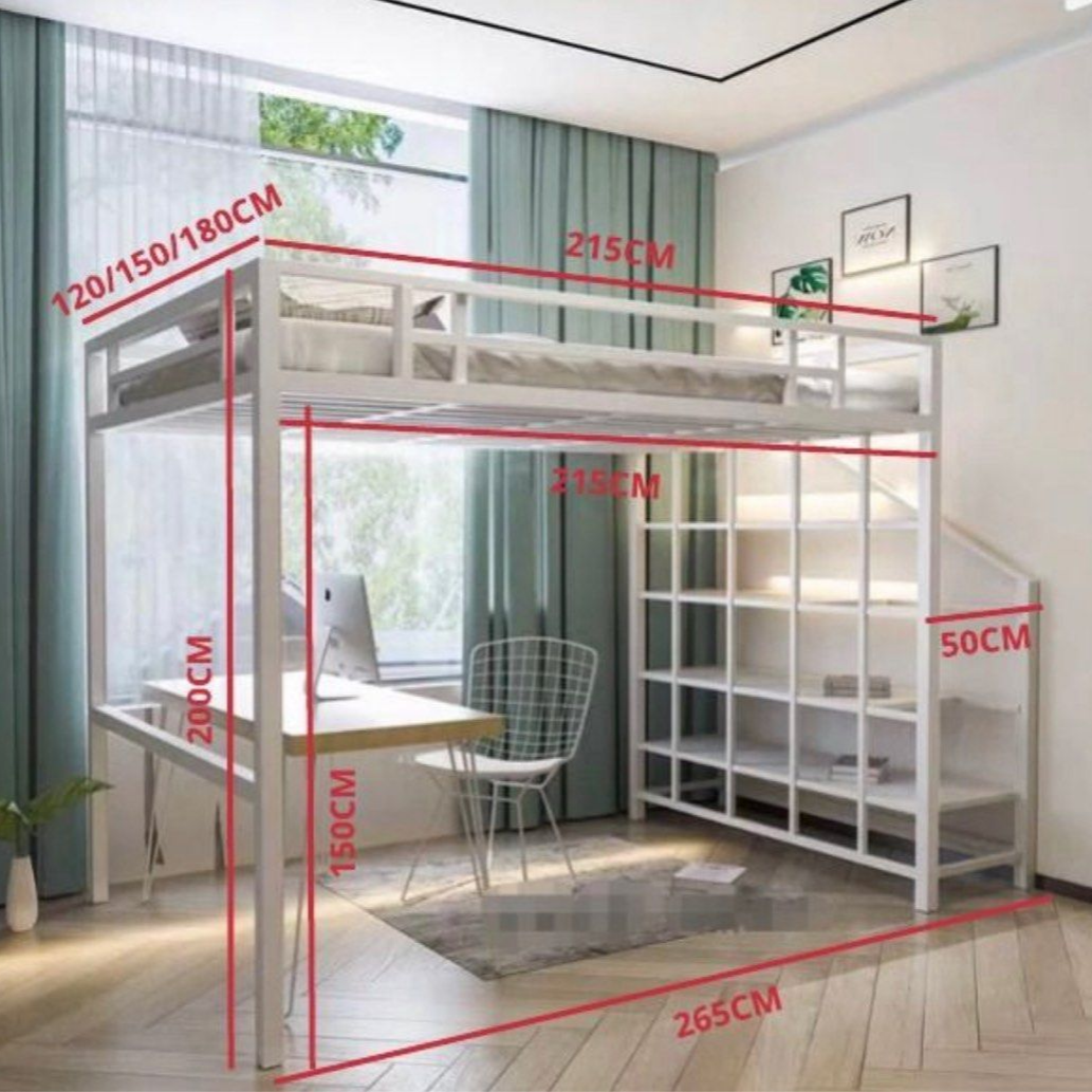 BRISE Modern Loft Bedframe - Radical Homes Singapore