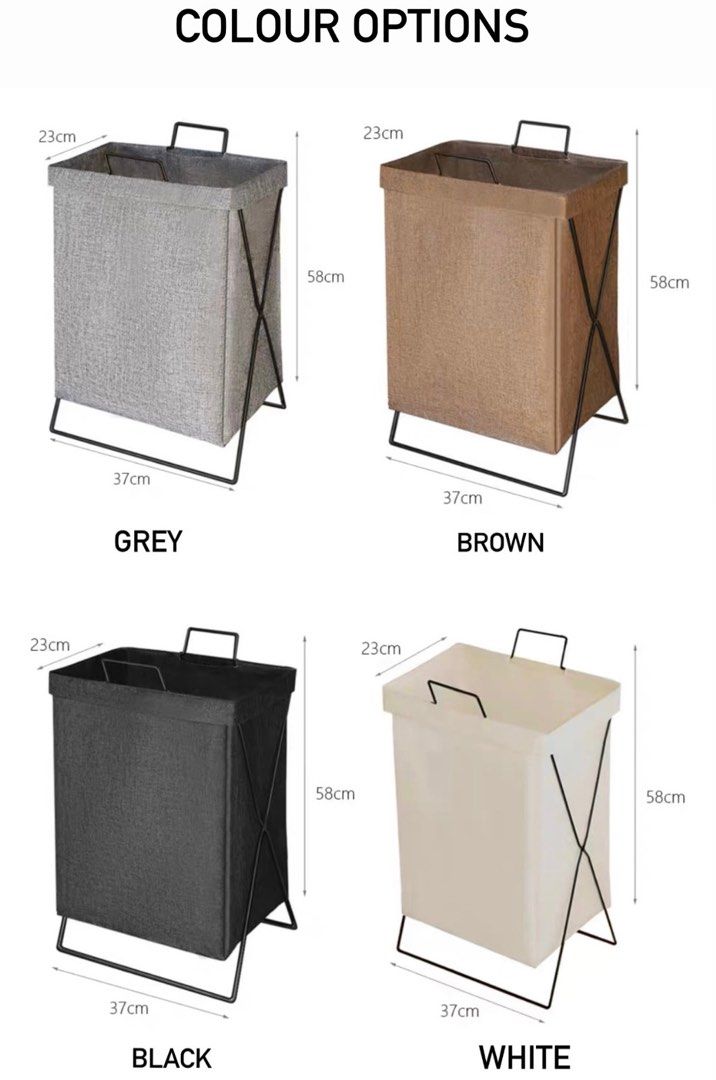 BRIZ Foldable Laundry Basket - Radical Homes Singapore