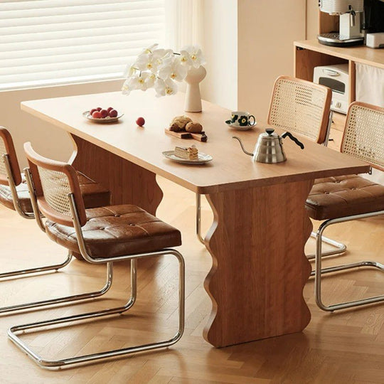 WAVERIX Wavy Base Dining Table - Cassa Haus Singapore