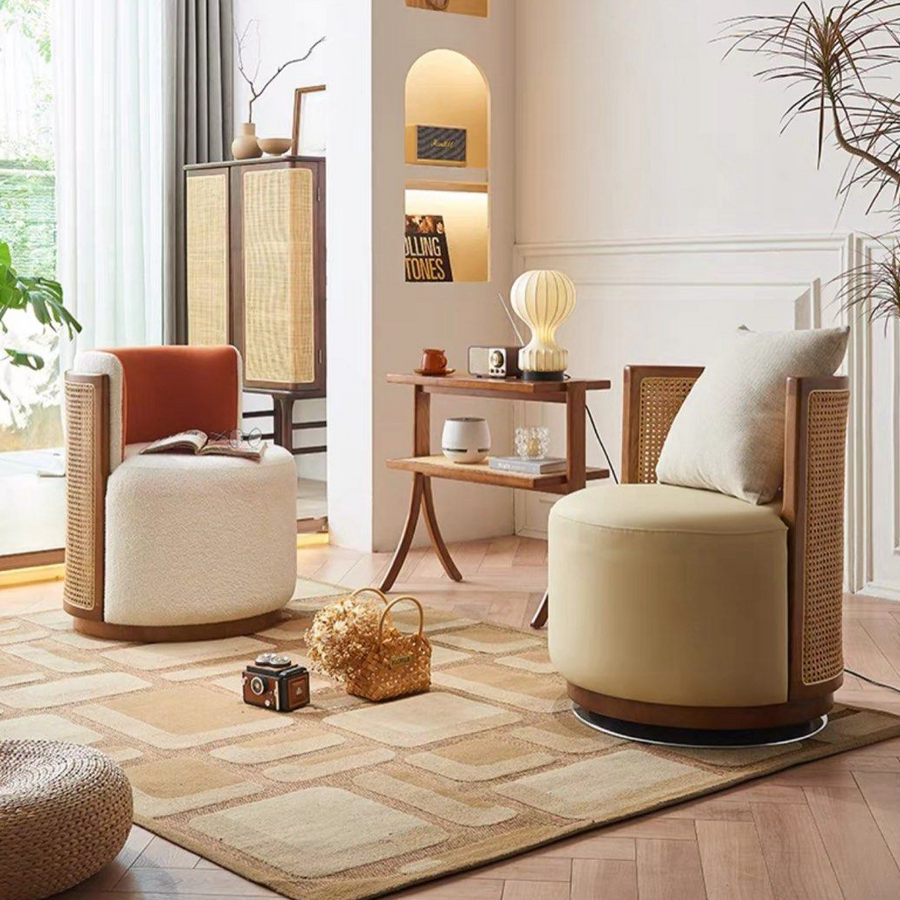 MAYA Japandi Rattan Leisure Chair - Radical Homes Singapore