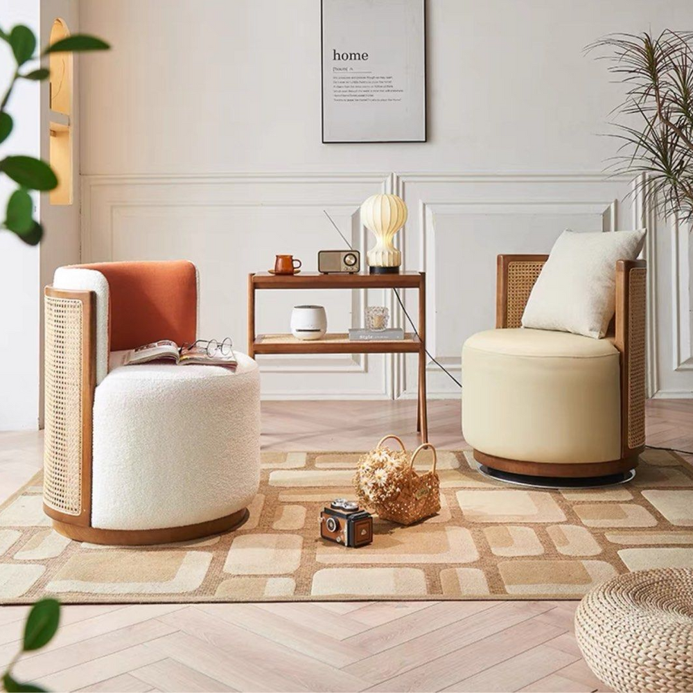MAYA Japandi Rattan Leisure Chair - Radical Homes Singapore