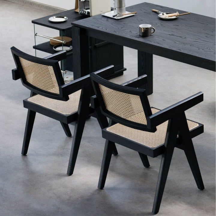 CANCIO Modern Solid Wood Dining Table - Radical Homes Singapore