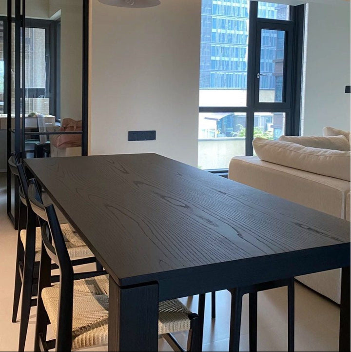CANCIO Modern Solid Wood Dining Table - Radical Homes Singapore