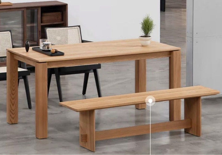 CANCIO Modern Solid Wood Dining Table - Radical Homes Singapore