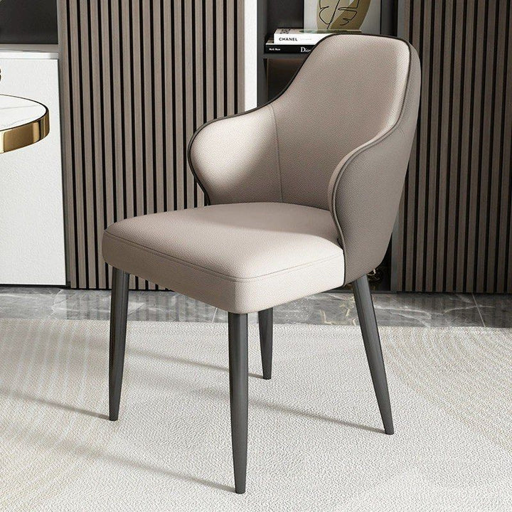 YAVERO Modern Leather Dining Chair - Cassa Haus Singapore