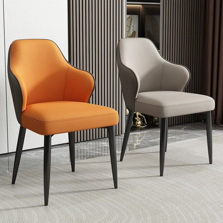 YAVERO Modern Leather Dining Chair - Cassa Haus Singapore