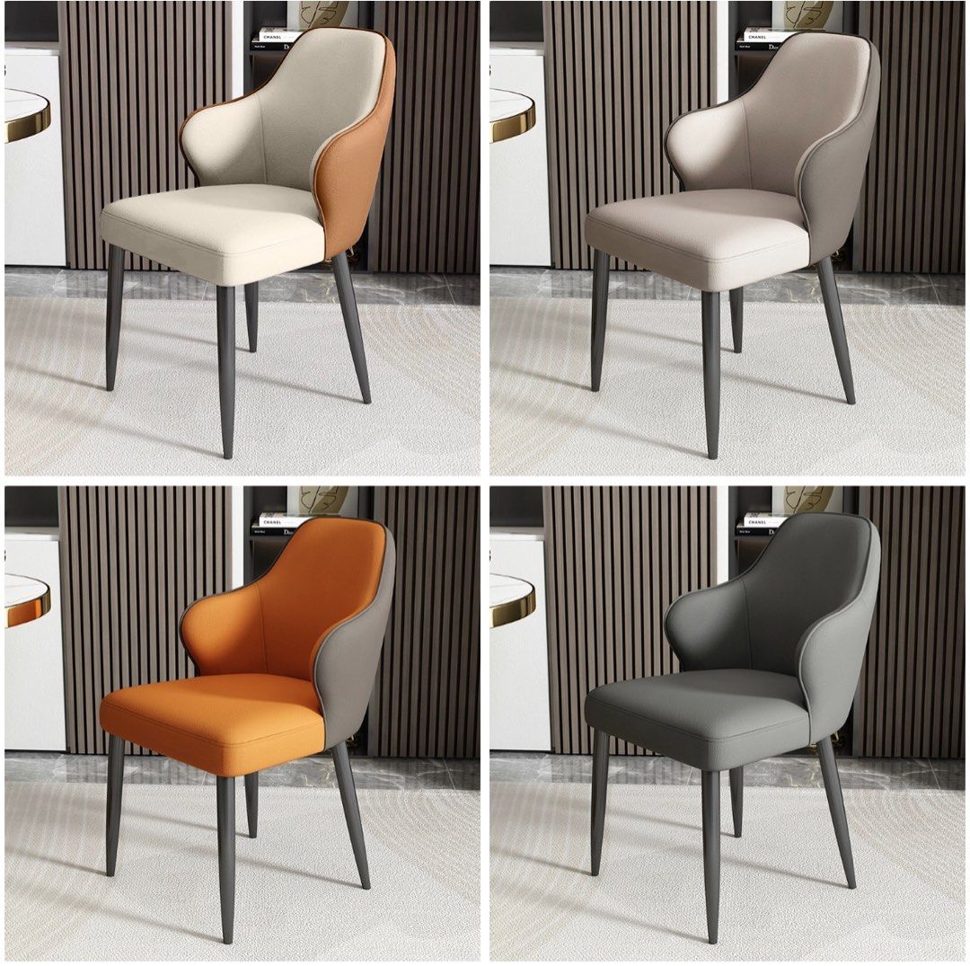 YAVERO Modern Leather Dining Chair - Cassa Haus Singapore