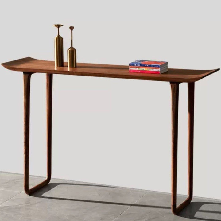 EVANDER Rustic Solid Wood Console Table - Radical Homes Singapore