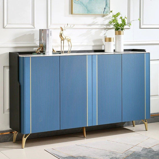 AZURE Modern Fluted Shoe Cabinet - Cassa Haus Singapore
