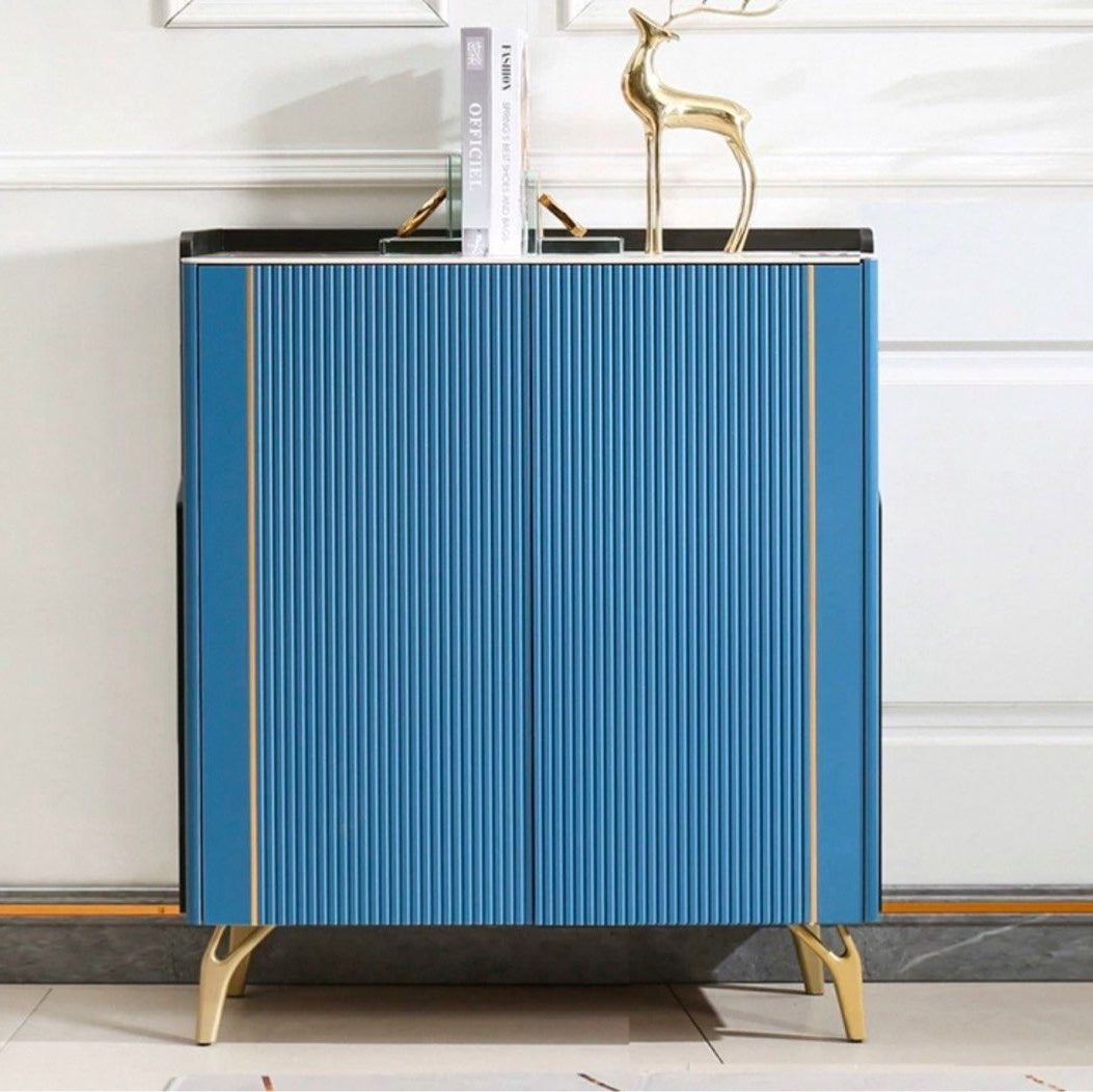 AZURE Modern Fluted Shoe Cabinet - Cassa Haus Singapore