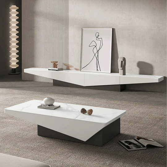 CRESCENZA Modern TV Console & Coffee Table - Cassa Haus Singapore
