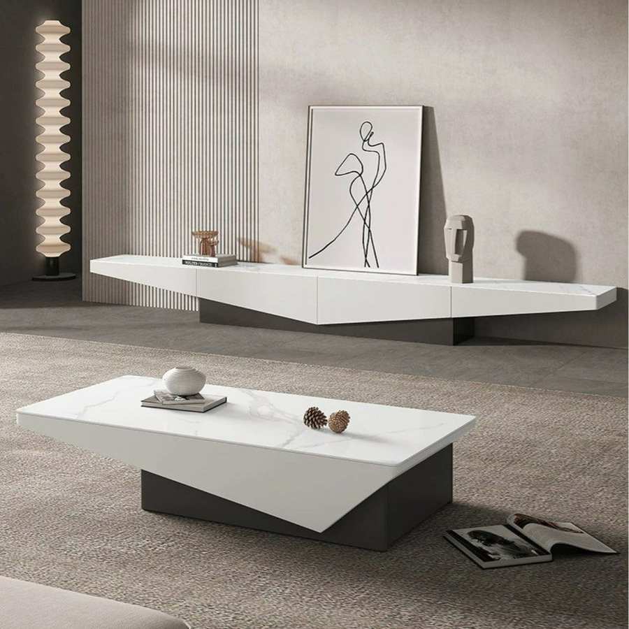 REEDAN Modern TV Console & Coffee Table - Radical Homes Singapore