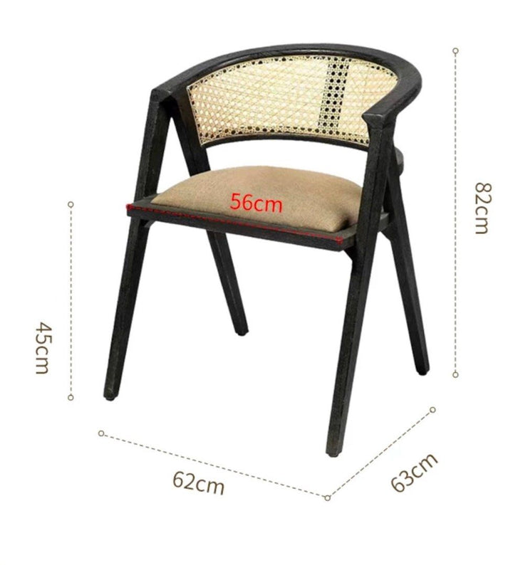 ESJE Rattan Dining Chair - Radical Homes Singapore