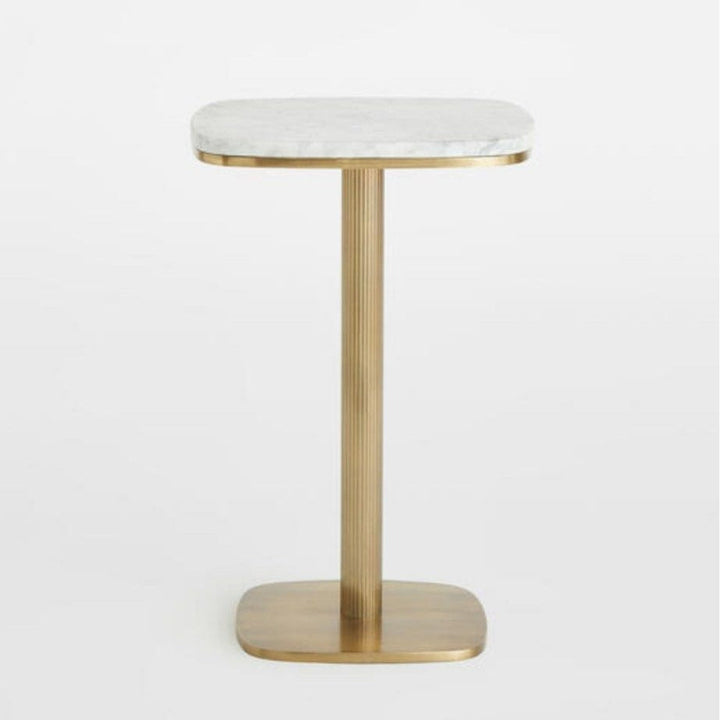 RABBAN Modern Marble Side Table - Radical Homes Singapore