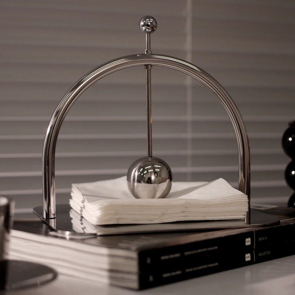 CAMPBELL Metal Napkin Holder - Radical Homes Singapore