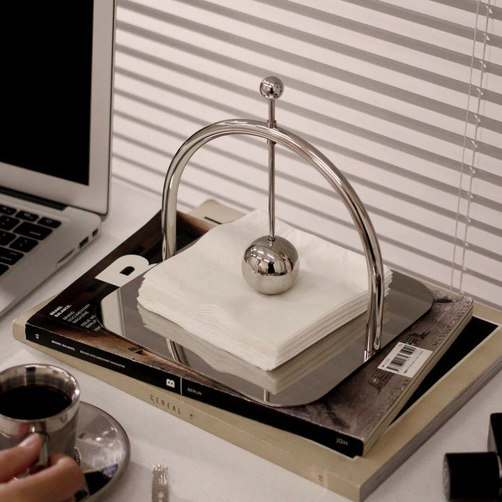 CAMPBELL Metal Napkin Holder - Radical Homes Singapore