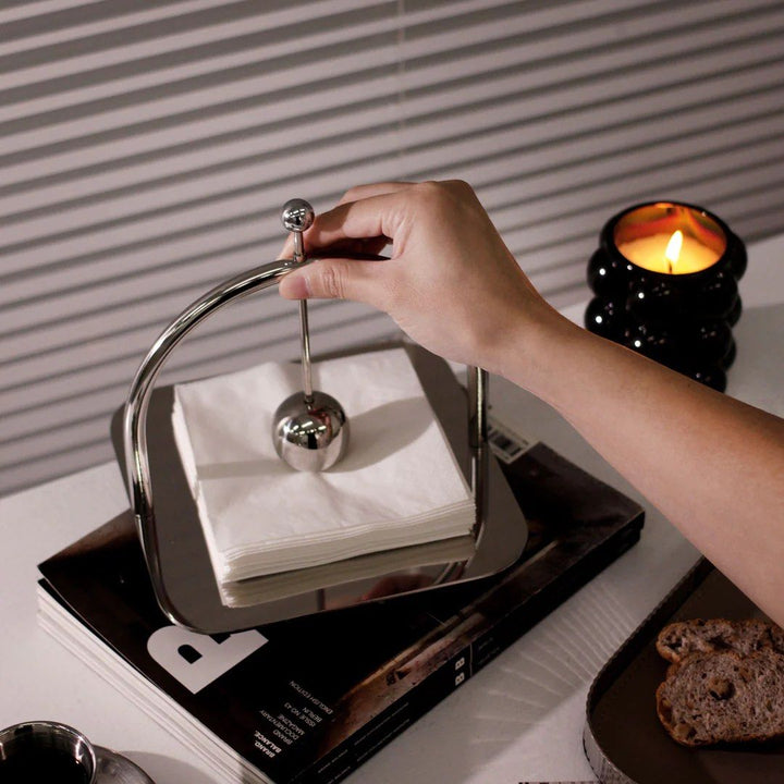 CAMPBELL Metal Napkin Holder - Radical Homes Singapore
