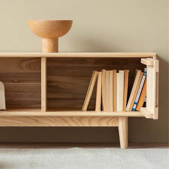 KORRIS Modern Solid Wood TV Console - Radical Homes Singapore