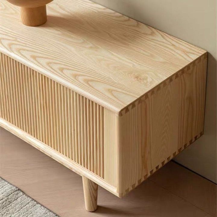KORRIS Modern Solid Wood TV Console - Radical Homes Singapore