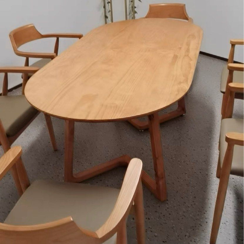 HALSTON Scandinavian Solid Wood Dining Table - Radical Homes Singapore