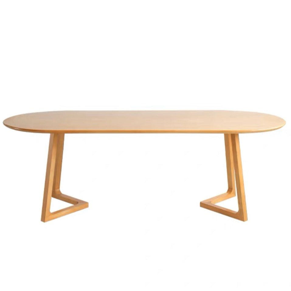 HALSTON Scandinavian Solid Wood Dining Table - Radical Homes Singapore